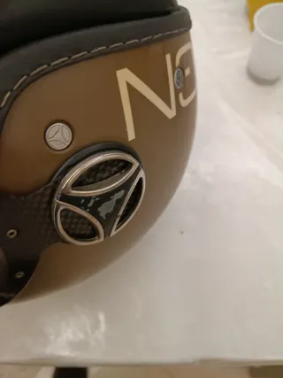 Casco Momo Design scooter marrone