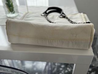 Borsa Chanel Tela Bianco e Nero