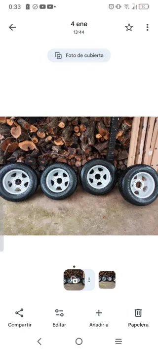 Llantas Suzuki Vitara + tornillos originales