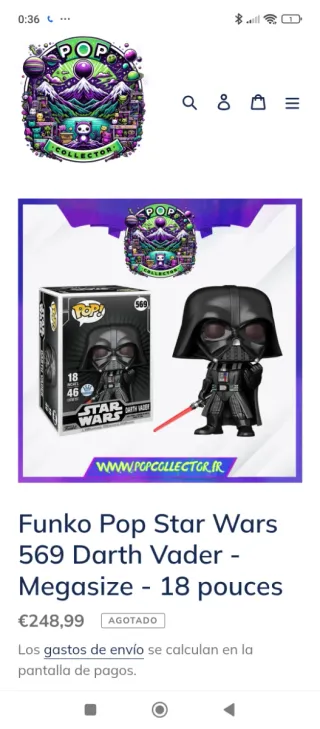 Funko Pop! Darth Vader Mega