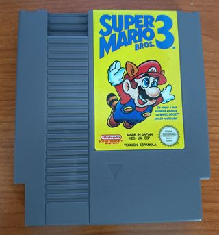 Super Mario Bros 3 NES Cartucho PAL España