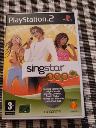 SingStar Pop PS2 Karaoke Completo