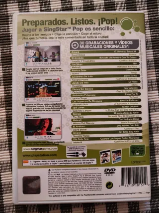 SingStar Pop PS2 Karaoke Completo