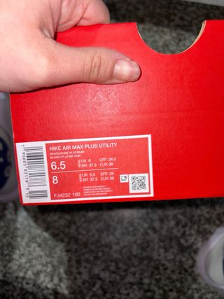 Nike Air Max Plus Utility Blancas Naranja