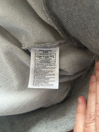 Sudadera Carhartt Gris