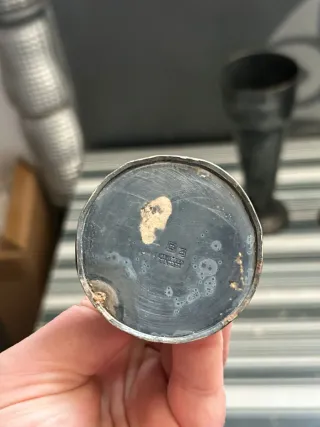 Lote 3 jarrones antiguos Meneses Madrid baño plata