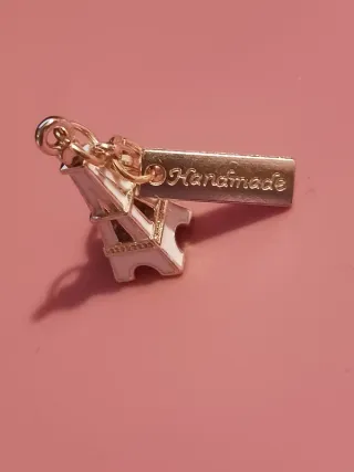 Mini Porta-Chaves da Torre Eiffel [Branco]