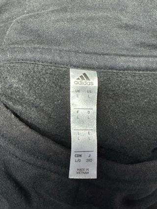 Sudadera Adidas Negra con Capucha