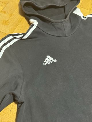 Sudadera Adidas Negra con Capucha