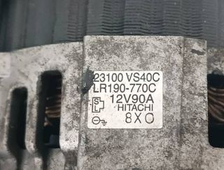 Alternador nissan 23100 vs40c lr190 7702 patrol