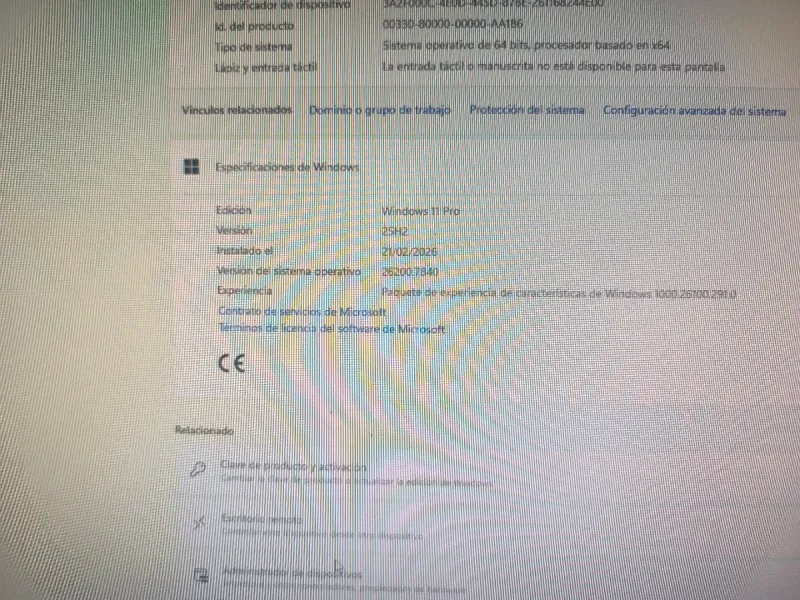 Ordenador i7, Disco M.2 NVME, 24 Gb Ram, Wifi. afbeelding 7