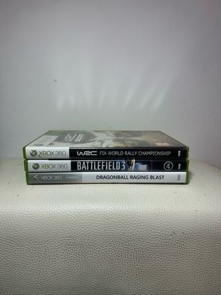 Xbox 360 con 2 mandos y 3 juegos