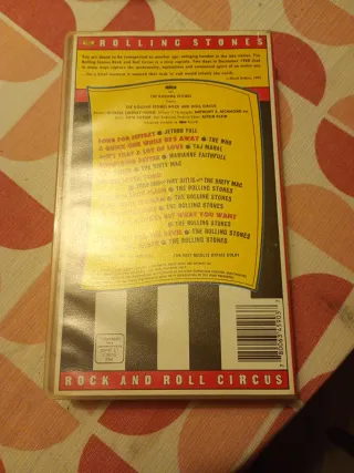 The Rolling Stones Rock and Roll Circus VHS