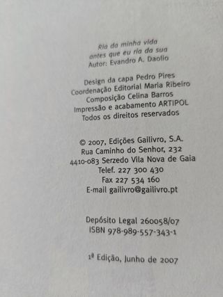 Ria da Minha Vida, Antes que Eu Ria da Sua - Evand