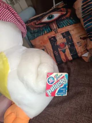 Peluche Anatra con Cappello e Fiocco