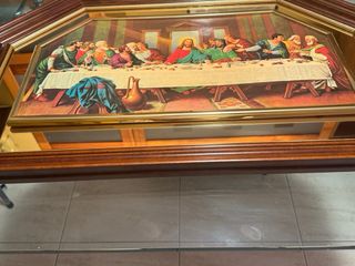 Cuadro La Última Cena con marco