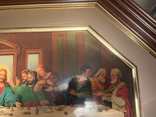 Cuadro La Última Cena con marco