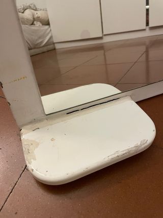 Espejo grande blanco