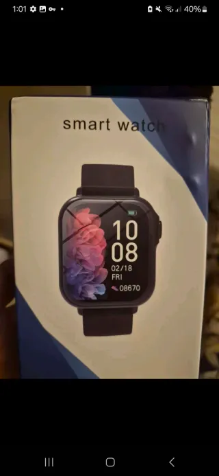 Reloj Inteligente Smart Watch Negro