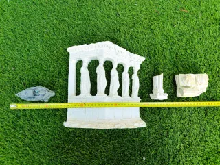 Figuras Acuario Columnas Griego