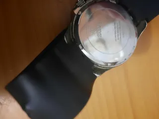 Reloj Guess Hombre Negro/Plata