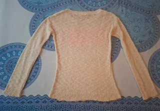 Jersey Bershka LOVE lentejuelas Talla S