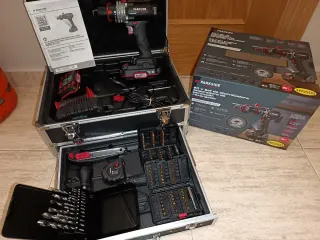 Set de atornilladora taladradora de perousión reca