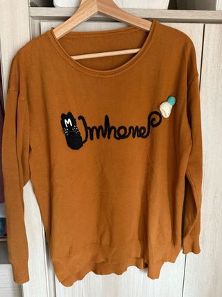 Jersey Naranja Gato Negro