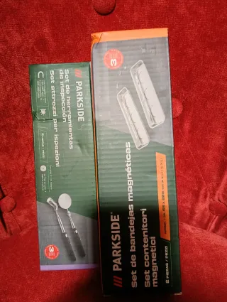 Set Bandejas Magnéticas y Herramientas Inspección