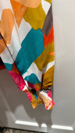 Camisa estampada multicolor nuevo