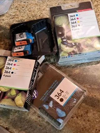 PACK DE TINTA DE COLOR Y NEGRA PARA IMPRESORA