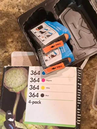 PACK DE TINTA DE COLOR Y NEGRA PARA IMPRESORA