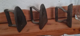 3 Planchas Antiguas de Hierro