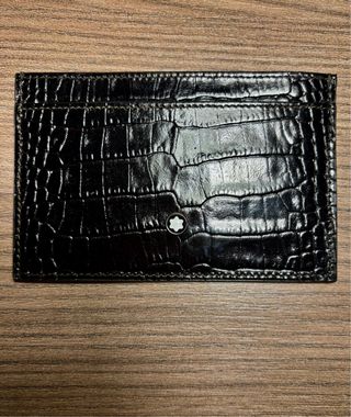 Portacarte Montblanc, stampa coccodrillo.
