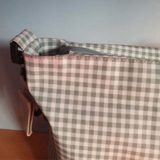 Bolso para carrito de bebé walking mum vichy verde