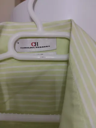 Camisa CH Rayas Verdes Talla S