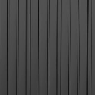 Caseta De Jardín 1.34M² en Acero Galvanizado, Cobertizo De Jardín Con Techo Inclinado, Guantes Y Puerta Bloqueable, Cobertizo Para Herramientas, 161.5X94.5X196Cm, Negro