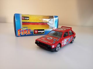 Lancia Delta S4 Burago 1/43 Vermelho