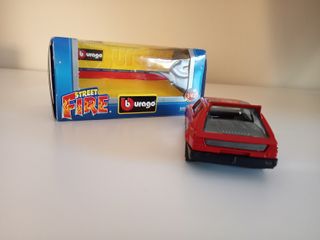 Lancia Delta S4 Burago 1/43 Vermelho