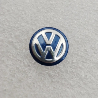 Emblema logo llave Volkswagen VW azul 10mm
