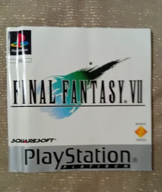 Final Fantasy VII PS1 Platinum 4 CD
