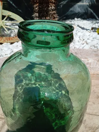 Conjunto 2 Damajuanas antiguas boca ancha