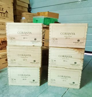 6 Scatole in legno per decorazione e conservazione di dischi in vinile