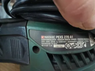 NUEVA- Lijadora EParkside PEXS 270 A1