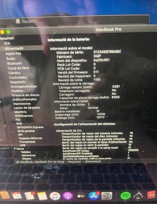 MacBook Pro Argento 15 Pollici