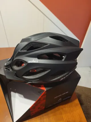 Casco Spiuk Rhombus Negro Nuevo. Talla L (58-62)