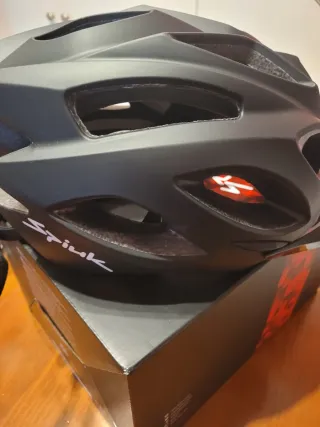 Casco Spiuk Rhombus Negro Nuevo. Talla L (58-62)