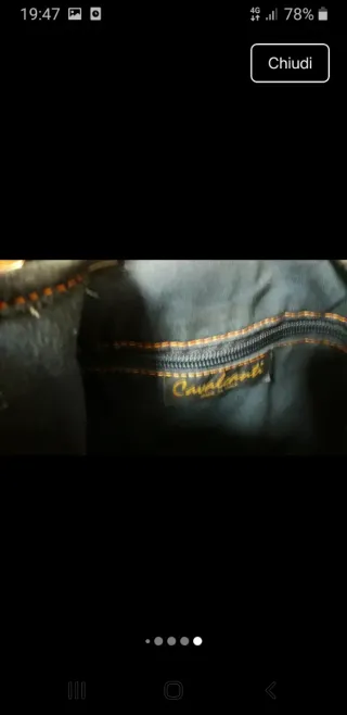 Borsa a secchiello blu