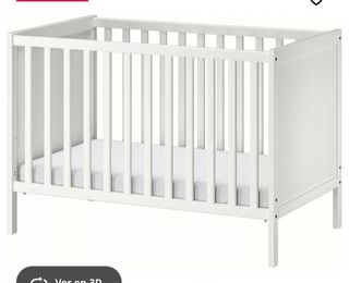 Cuna bebé blanca IKEA desmontada