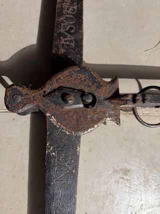 Balanza romana Tomás Rosal 1851 Tiene 175 años